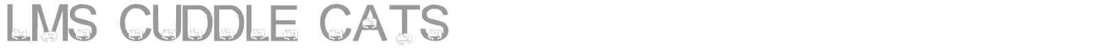 LMS Cuddle Cats font preview